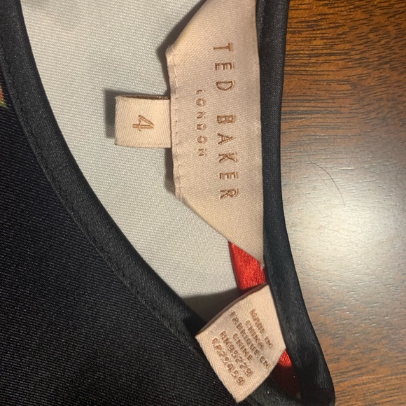 Ted Baker Floral Short Sleeve Skater Dress - Picture 6 of 7